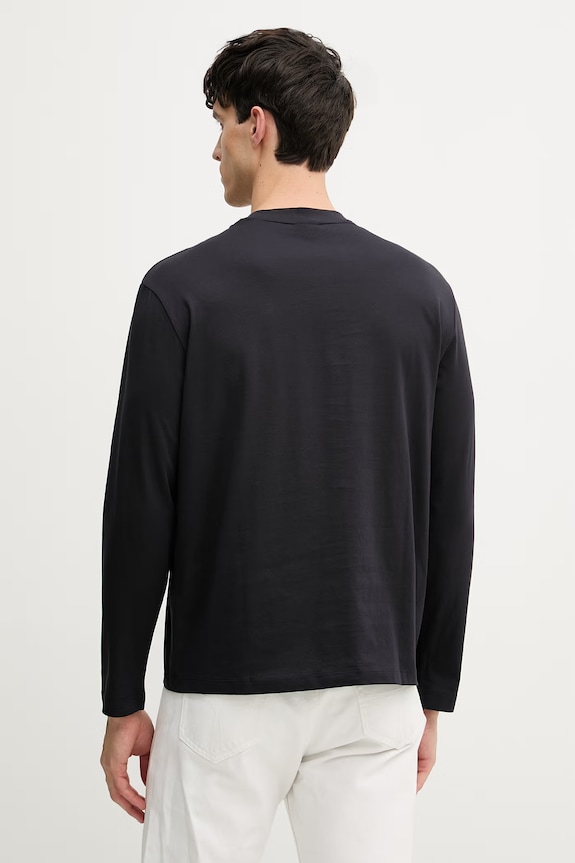 Odzież Armani Exchange t-shirt męski bawełniany XM002820.AF10356 granatowy