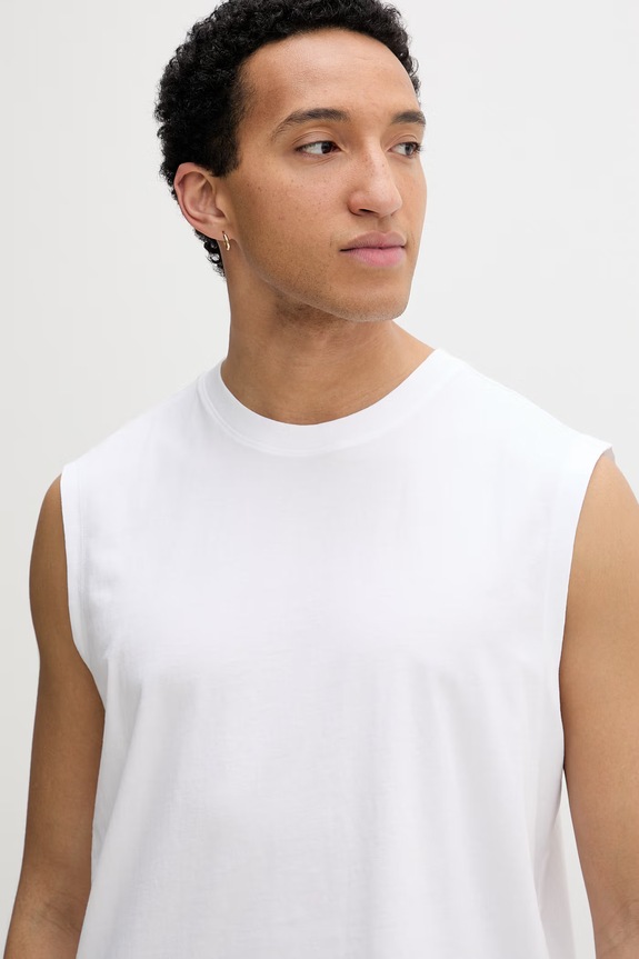 Levi's top moški bombažen NG MUSCLE TANK bela 004V1