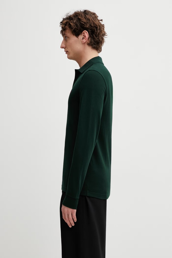 Fred Perry tričko s dlouhým rukávem pánské bavlněné M6006.15B zelená SS26