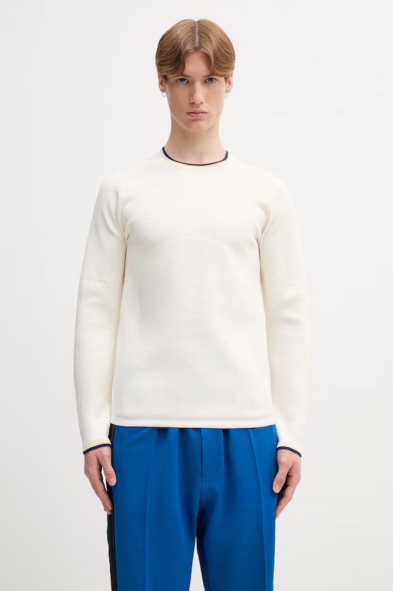 adidas Originals x Y-3 x Wales Bonner tričko s dlhým rukávom pánske béžová KS3975