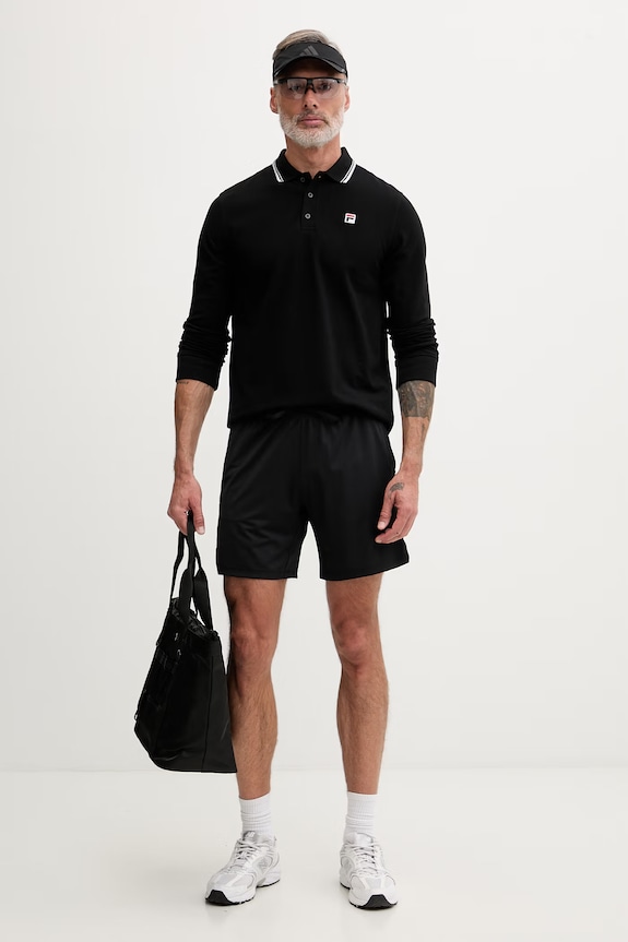Fila longsleeve pentru bărbați BIELLA FAM1096 negru SS26