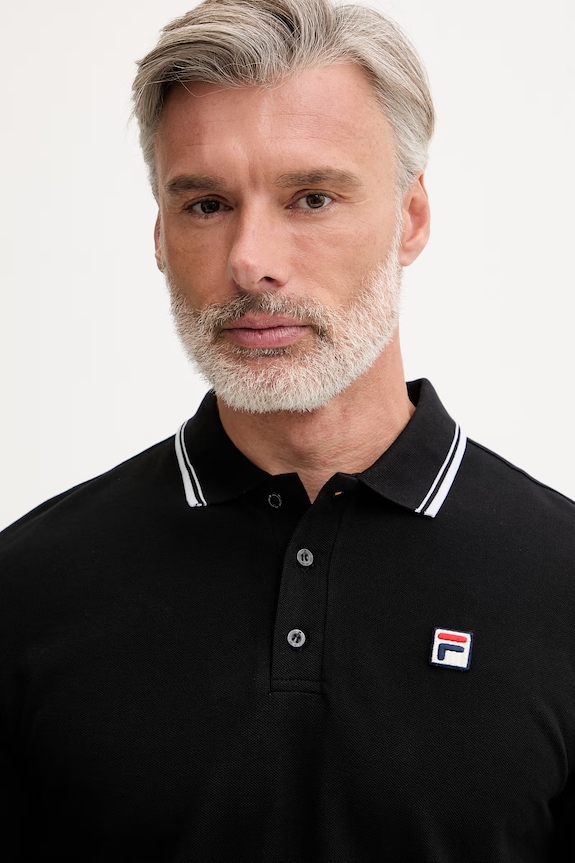 Fila longsleeve pentru bărbați BIELLA negru FAM1096