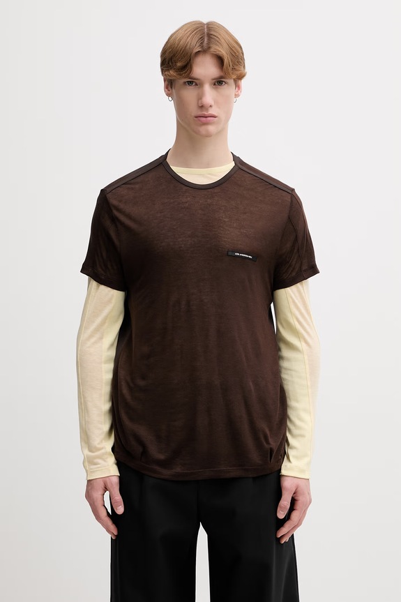 Andersson Bell longsleeve męski z lyocellem żółty atb1531m