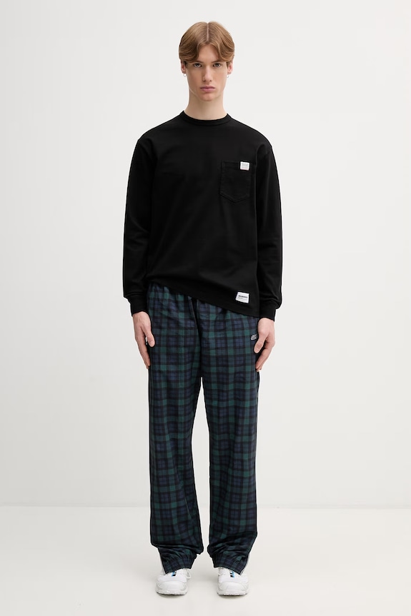 Neighborhood longsleeve męski bawełniany 261FPNH.CSM03 czarny