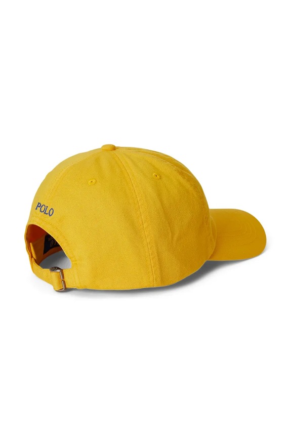 Дитяча бавовняна кепка Polo Ralph Lauren 323785653501 жовтий SS26