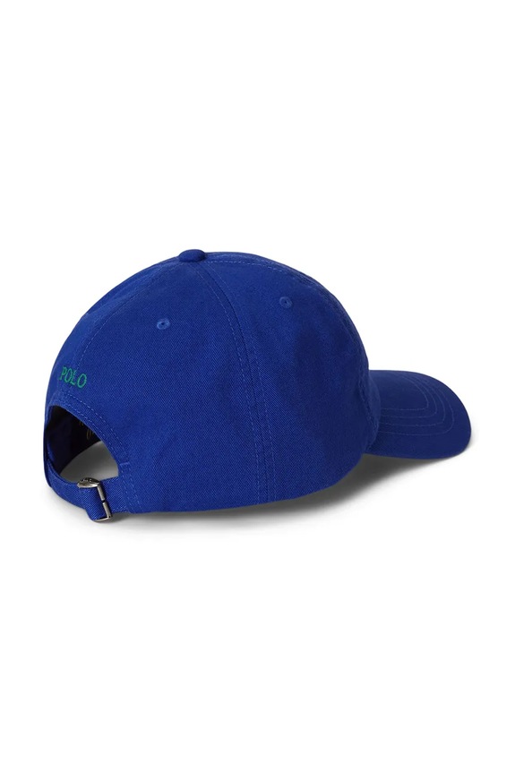 Дитяча бавовняна кепка Polo Ralph Lauren 323785653503 блакитний SS26