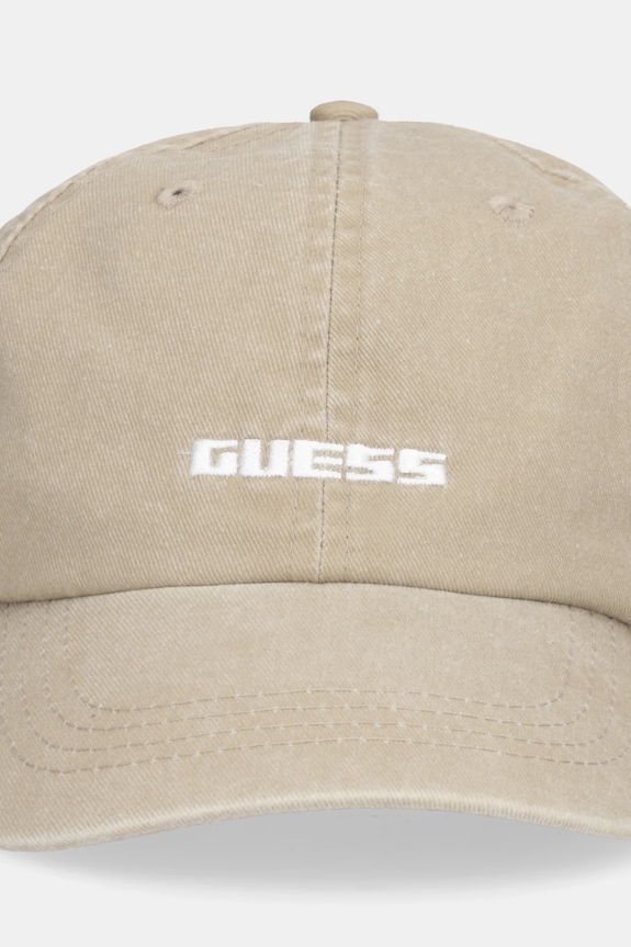 Βαμβακερό καπέλο του μπέιζμπολ Guess L6RZ06.WO08O.PPY2 πράσινο SS26
