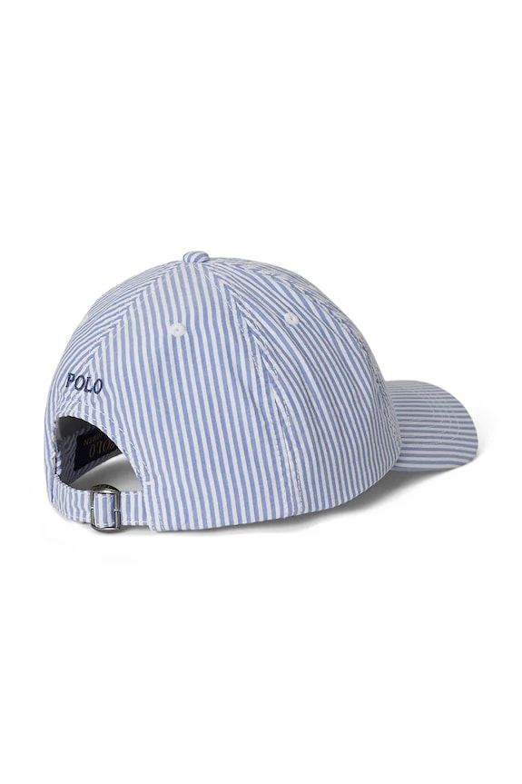Polo Ralph Lauren czapka z daszkiem dziecięca bawełniana 322B21501001 niebieski SS26