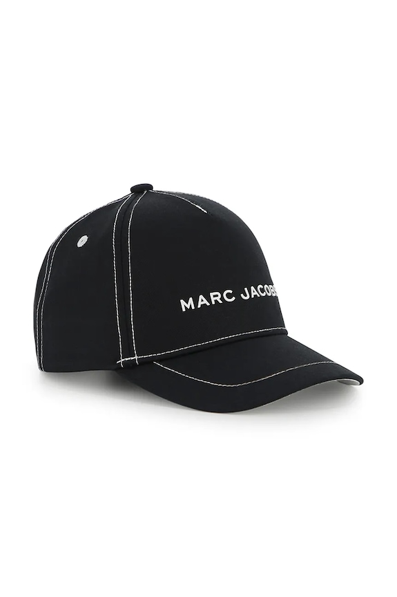 Дитяча бавовняна кепка Marc Jacobs W60844 чорний SS26