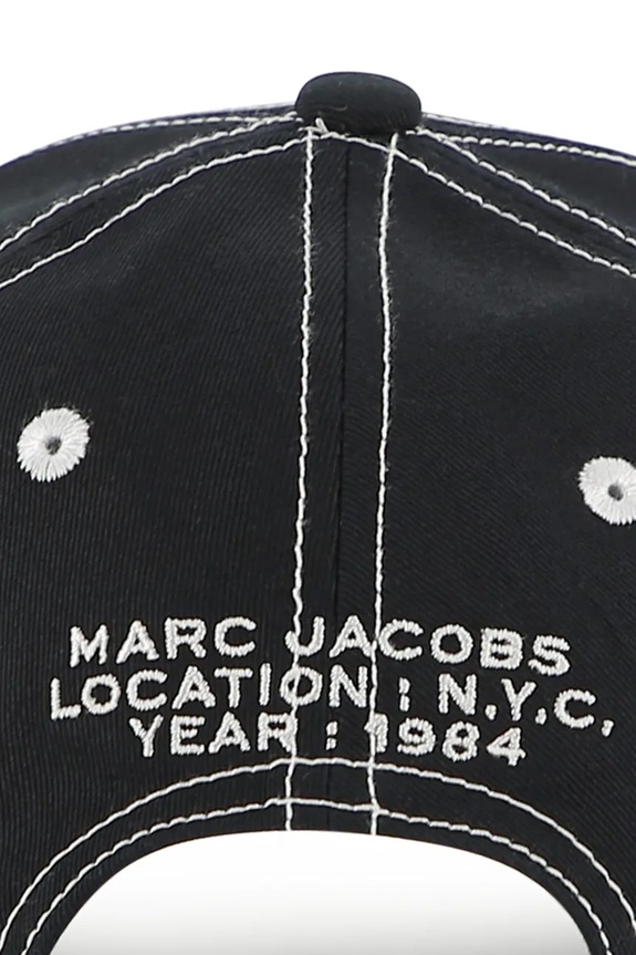 Дитяча бавовняна кепка Marc Jacobs W60844 чорний