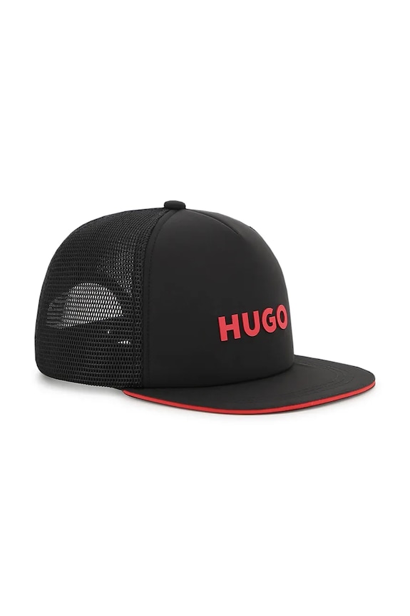 HUGO czapka z daszkiem dziecięca pozostałe czarny G01171.52.56