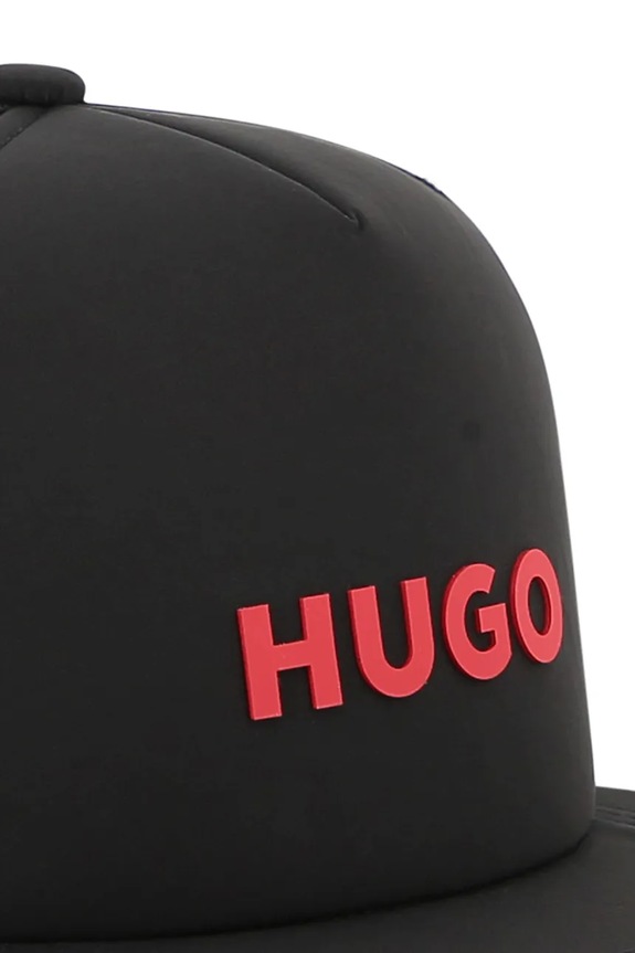 HUGO czapka z daszkiem dziecięca czarny G01171.52.56
