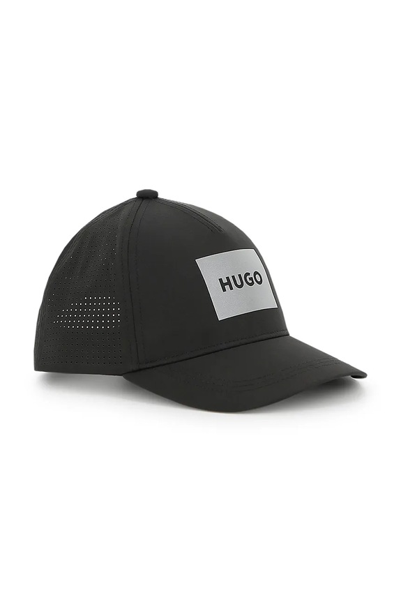 HUGO czapka z daszkiem dziecięca pozostałe czarny G01172.58