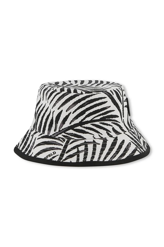 Karl Lagerfeld pălărie reversibilă din bumbac pentru copii alb Z31236
