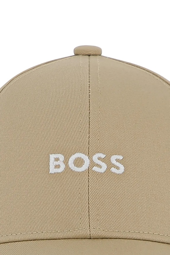 BOSS czapka z daszkiem bawełniana dziecięca beżowy J53115.58