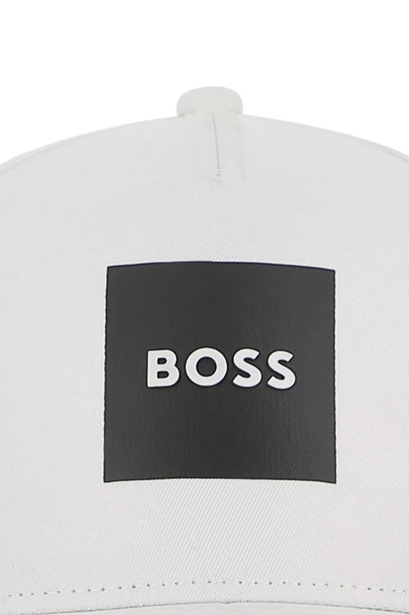 BOSS czapka z daszkiem dziecięca biały J53166.58