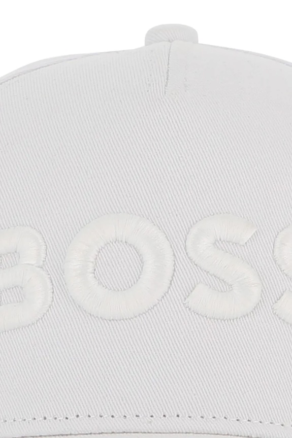 BOSS czapka z daszkiem bawełniana dziecięca biały J53167.58