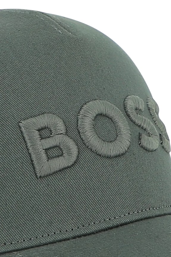 Παιδικό βαμβακερό καπέλο μπέιζμπολ BOSS πράσινο J53167.58