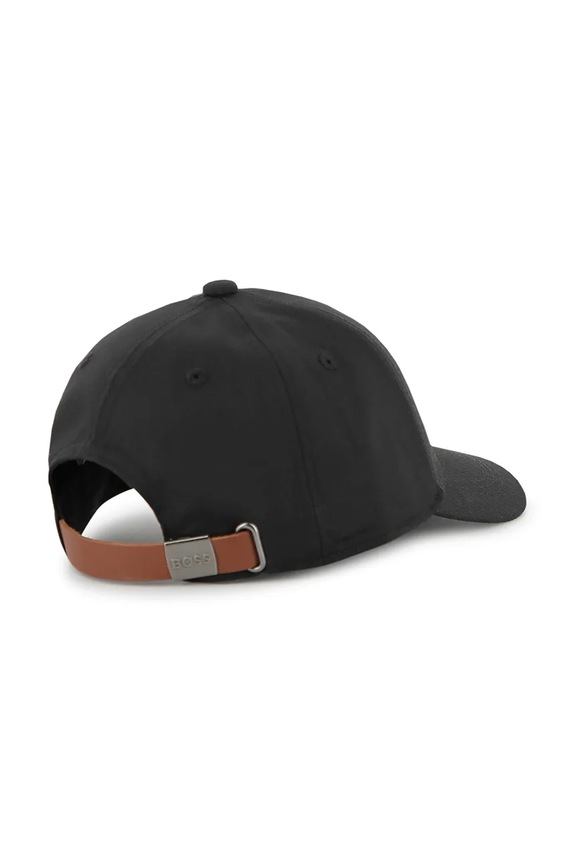 BOSS czapka z daszkiem dziecięca J53168.58 czarny SS26