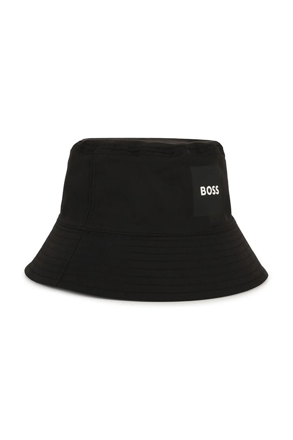 BOSS cappello double face bambino/a J53113.52.56 nero SS26