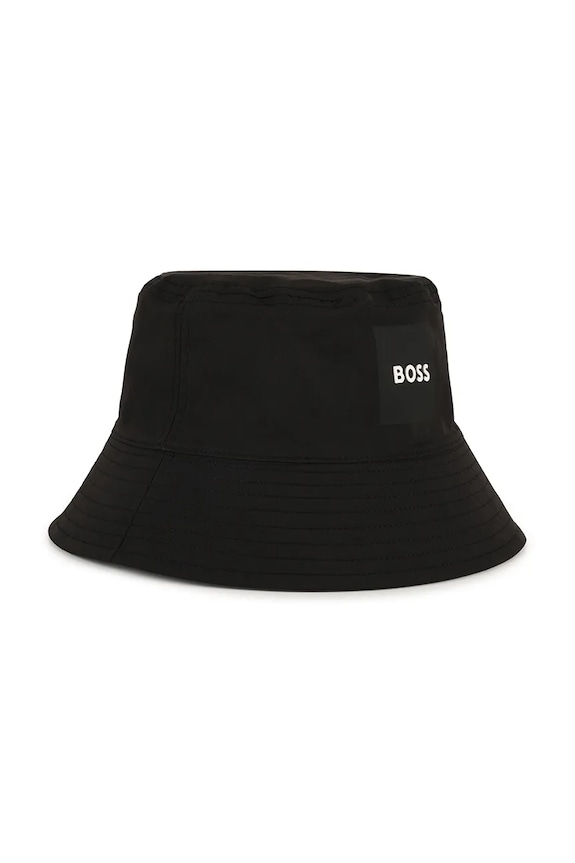 BOSS cappello double face bambino/a J53113.52.56 nero SS26