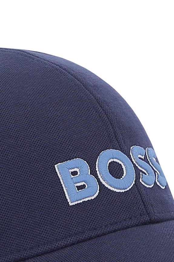 BOSS czapka z daszkiem dziecięca granatowy J53118