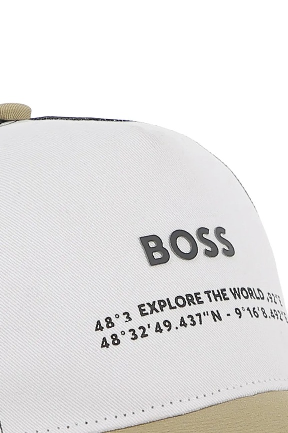 Παιδικό καπέλο μπέιζμπολ BOSS γκρί J53126.52.56