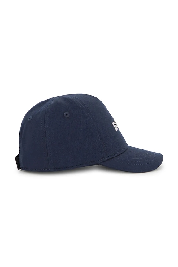 BIMBO BOSS cappello con visiera in cotone bambini J53141 blu navy