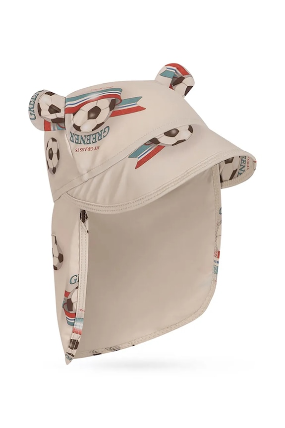 Konges Sløjd dámska čiapka so šiltom ASTER BEAR SUN HAT GRS béžová KS105264.B.PPY2