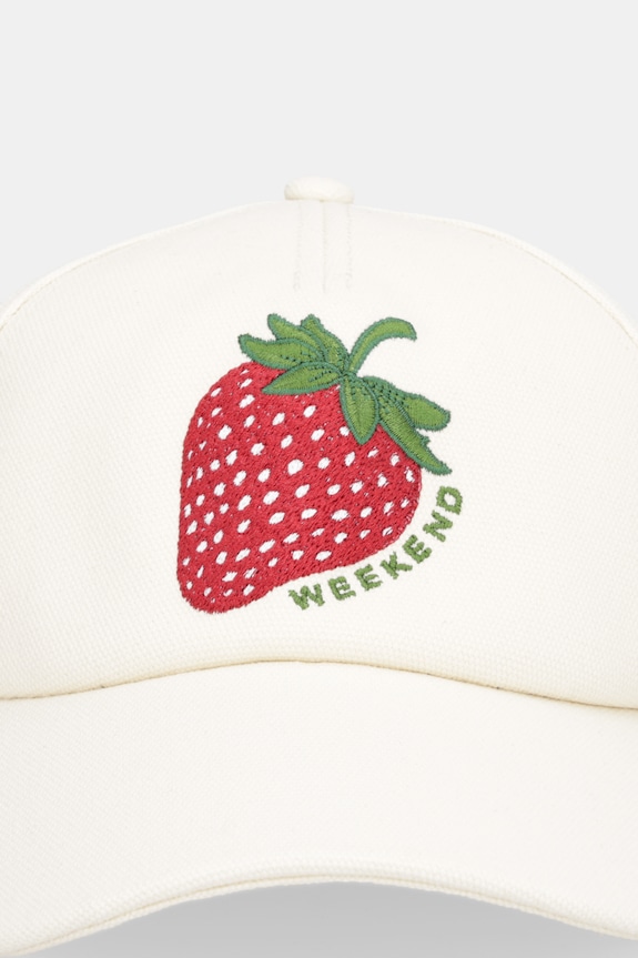 Weekend Max Mara șapcă de baseball din bumbac AGUFO 2615571044600 bej SS26