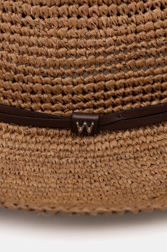 Weekend Max Mara cappello da donna intrecciato AGALANTE 2615571015600 marrone SS26