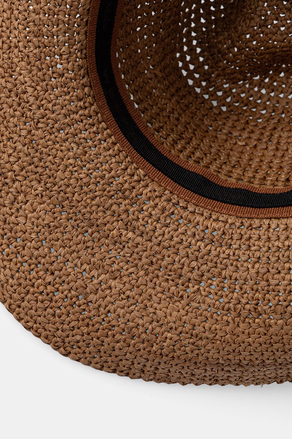 Weekend Max Mara cappello da donna intrecciato AGALANTE marrone 2615571015600