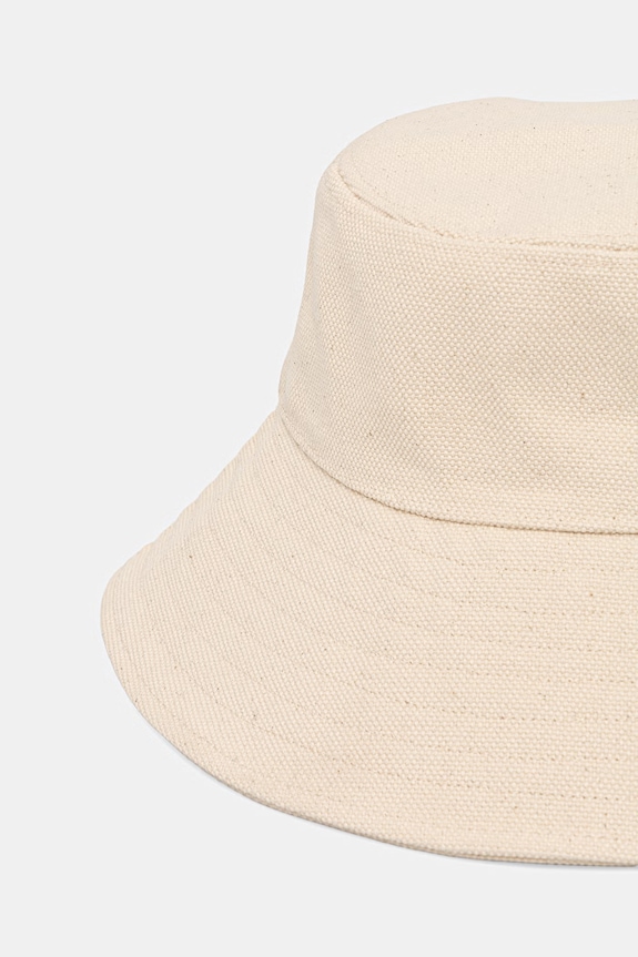 Max Mara Beachwear kapelusz damski bawełniany GONDOLA 2616571019600 beżowy SS26