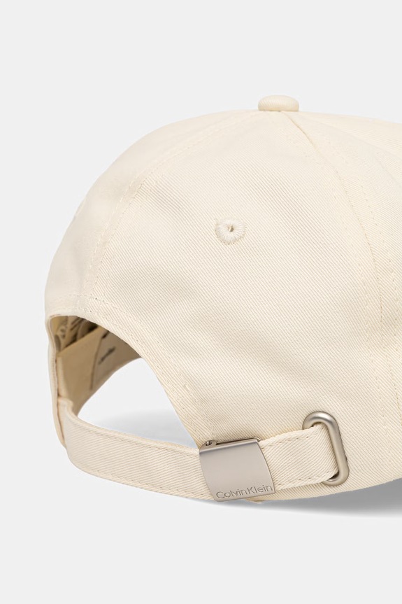 Accesorii Calvin Klein șapcă femei din bumbac LV04F5003G bej