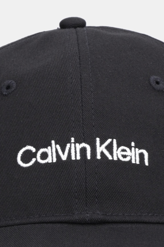 Calvin Klein șapcă de damă din bumbac LV04F5003G negru SS26