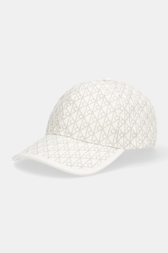 Calvin Klein czapka z daszkiem damska bawełniana beżowy LV04F5036G