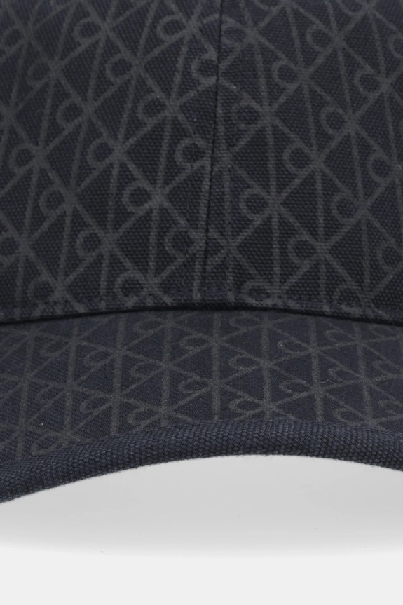 Calvin Klein čiapka so šiltom dámska bavlnená LV04F5036G čierna SS26
