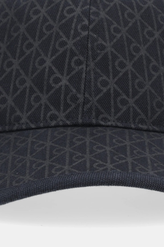 Calvin Klein čiapka so šiltom dámska bavlnená LV04F5036G čierna SS26