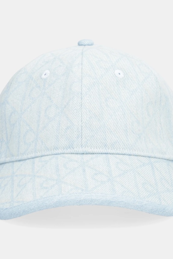 Džínsová šiltovka Calvin Klein LV04F5042G modrá SS26