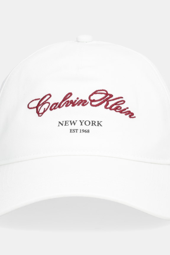 Calvin Klein czapka z daszkiem LV04F5085G biały SS26