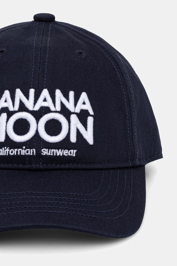 Banana Moon șapcă de baseball pentru femei, din bumbac Basiccap CINO.BASICCAPS bleumarin SS26