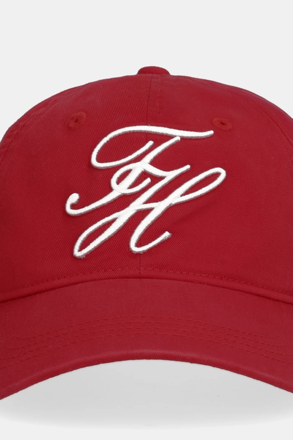 Kšiltovka Tommy Hilfiger AW0AW18221 červená SS26