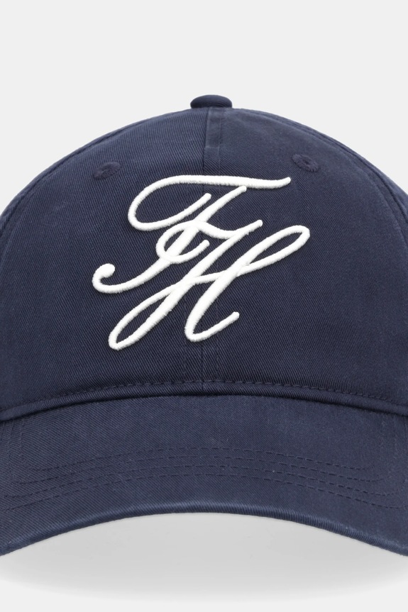 Tommy Hilfiger czapka z daszkiem AW0AW18221 granatowy SS26