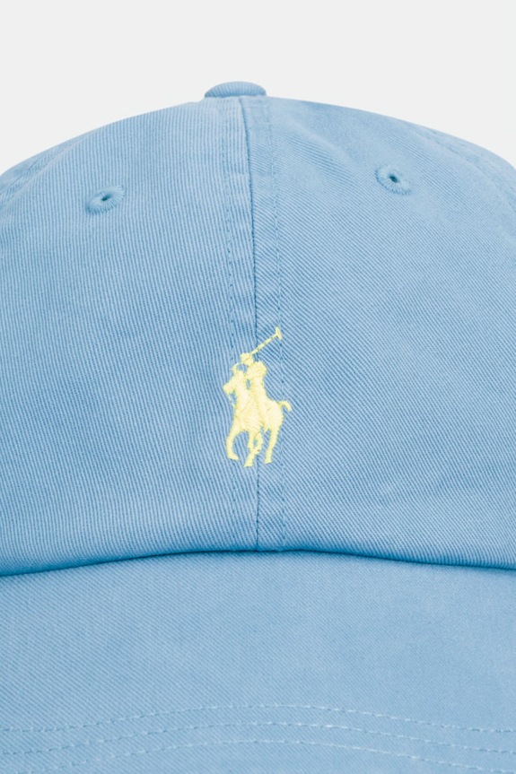 Бавовняна бейсболка Polo Ralph Lauren 211B14273 блакитний SS26