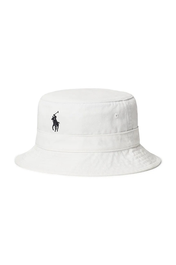 Polo Ralph Lauren kapelusz bawełniany bawełna biały 211B14274