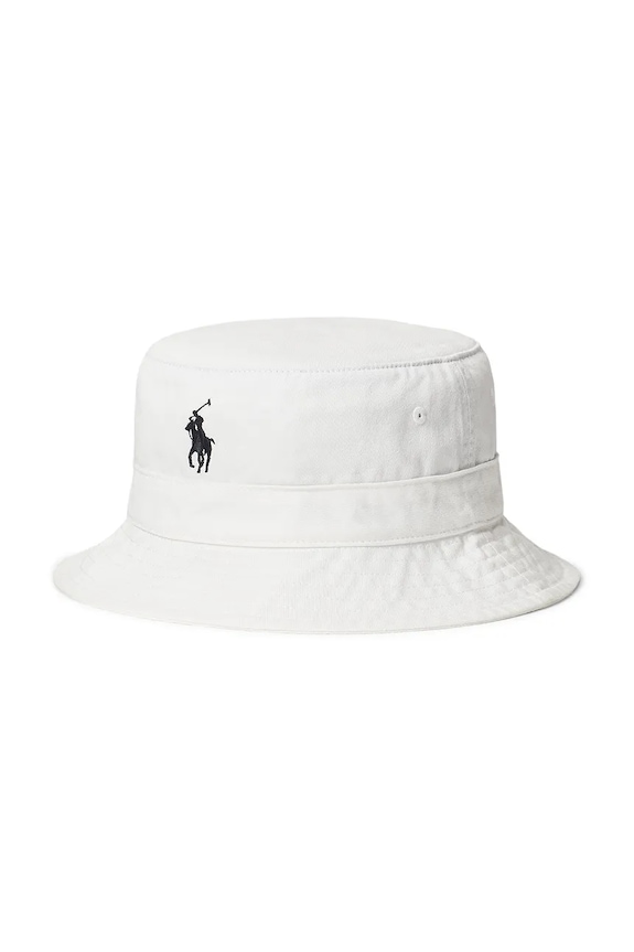 Polo Ralph Lauren kapelusz bawełniany bawełna biały 211B14274