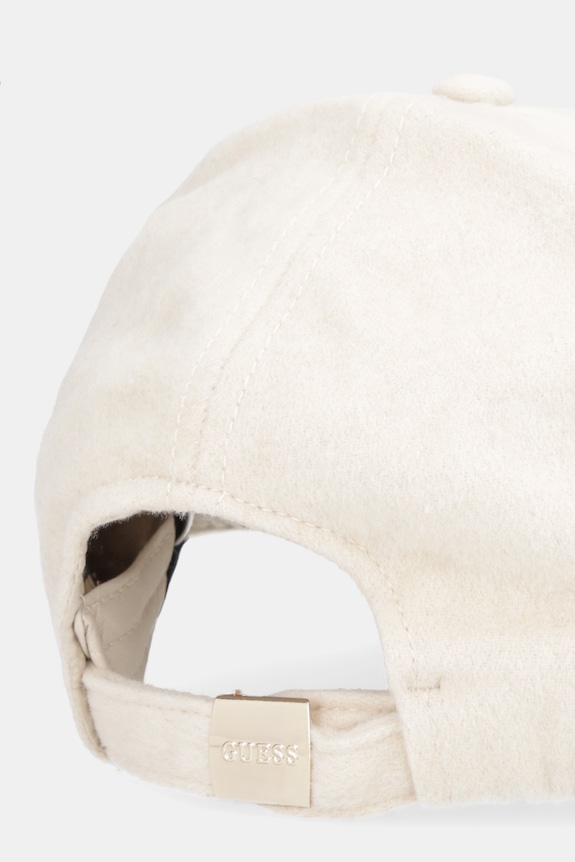 Accesorii Guess șapcă de baseball din amestec de lână AW5471.POL01 bej