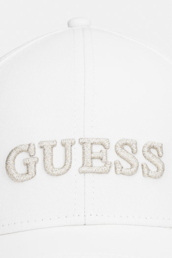 Pamučna kapa sa šiltom Guess AW5474.COT01 bijela SS26