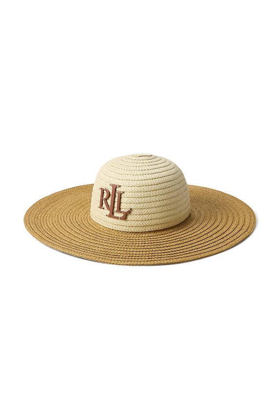 Lauren Ralph Lauren kapelusz aplikacja brązowy 454937146