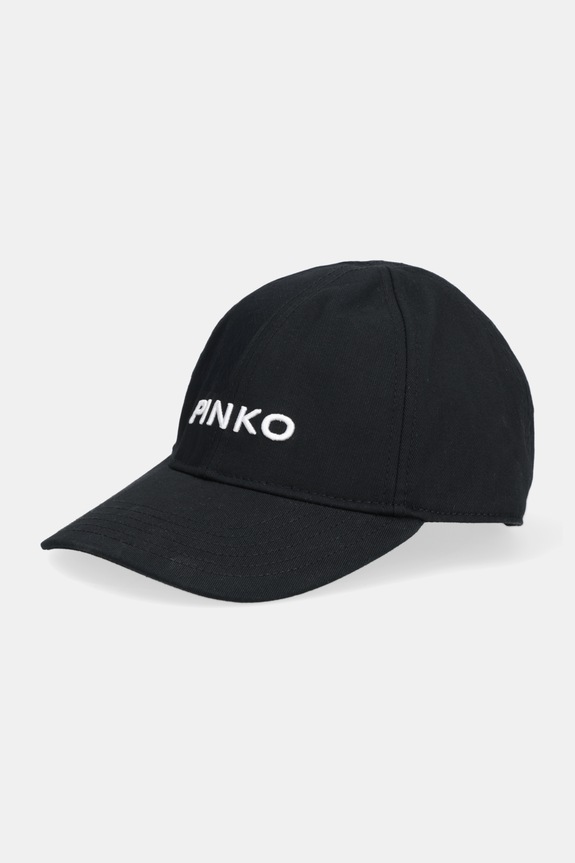 Pamučna kapa sa šiltom Pinko natpis crna 106739.A38Q
